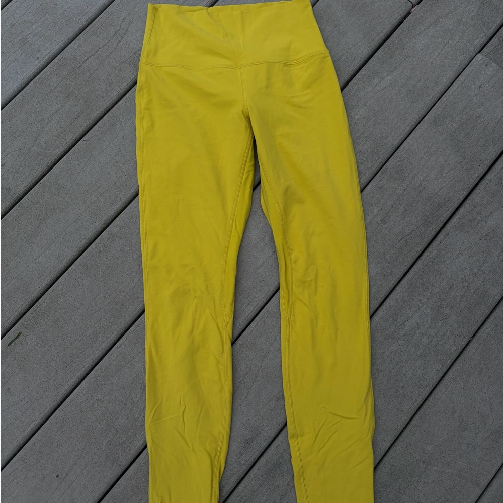 lululemon athletica Yellow Align Leggings